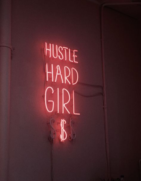 Hustle Girl Aesthetic, Boss Babe Office Aesthetic, Girlish Wallpapers Iphone, Hustling Aesthetic, Hustle Wallpaper Aesthetic, Work Hard Wallpaper, Hustle Wallpaper, Hustle Aesthetic, Neon Pink Aesthetic