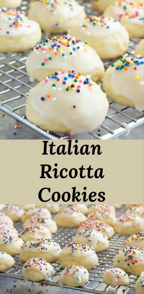 Lemon Ricotta Christmas Cookies, Soft Italian Ricotta Cookies, Italian Lemon Ricotta Christmas Cookies, Ricotta Cookies With Lemon Glaze, Best Ricotta Cookies, Italian Almond Ricotta Cookies, Italian Ricotta Cookies Christmas, Ricotta Almond Cookies, Ricotta Italian Cookies