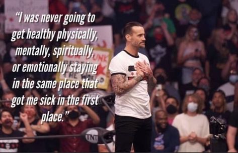 CM Punk All Elite Wrestling Rampage on WWE quote Cm Punk Quotes, Wwe Quotes, Punk Quotes, Wrestling Quotes, Home Gym Decor, Instagram Bio Quotes, All Elite Wrestling, Cm Punk, Aew Wrestling