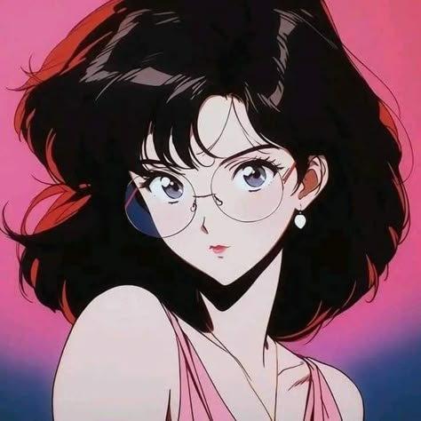 90s ᴀɴɪᴍᴇ ɪᴄᴏɴs 80s Anime Hairstyle, Bg Minimal, Cindy Core, 90s Style Anime, Makoto Shinkai Movies, 90s Anime Style, Whimsical Art Journal, 80s Anime, Anime Retro