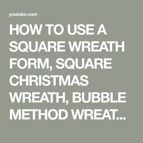 Square Deco Mesh Wreaths Diy, Square Metal Wreath Frame Ideas, Dollar Tree Square Wreath Form Ideas, Square Wire Wreath Ideas Diy, Square Christmas Wreaths, Square Wreath Ideas Diy, Square Wreaths, Dollar Tree Wreath, Square Wreath