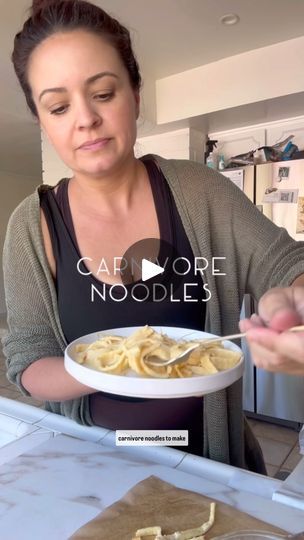 Carnivore Noodles Recipe, Carnivore Egg Noodles, Carnivore Noodles, Eggs Cream Cheese, Pork Panko, Butter Cream Sauce, Offset Spatula, Egg White Recipes, Egg Noodle Recipes