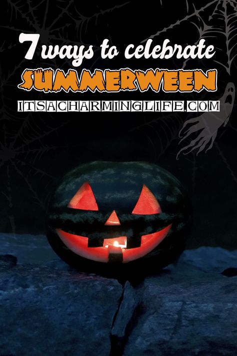 Gravity Falls Summerween Aesthetic, Halloween In The Summer, Summerween Movies, Summerween Decorations, Summerween Sleepover, Summerween Party Decorations, Summerween Aesthetic Party, Summerween Activities, Summer Ween Ideas