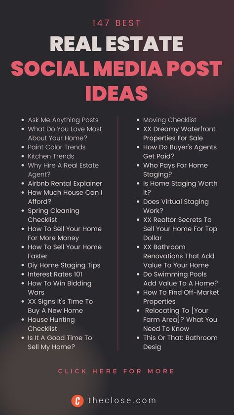 Social Media Post Ideas Real Estate Vision Board, Real Estate Social Media Post, Real Estate Marketing Quotes, Creative Real Estate, Real Estate Agent Branding, Real Estate Marketing Plan, Real Estate Business Plan, Free Social Media Templates, Social Media Post Ideas