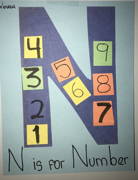 N Letter Crafts For Preschool, N Letter Craft Preschool, Letter N Activity Preschool, Letter N Ideas For Preschoolers, N Craft Preschool, Letter N Art Preschool, Letter N Activity For Preschoolers, Preschool N Activities, N Is For Craft Preschool