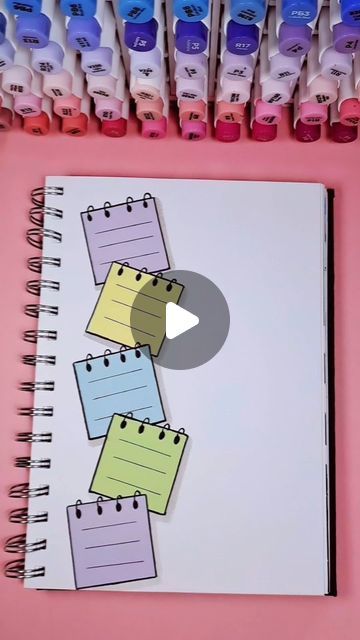 What To Do With Sticky Notes, Sticky Note Drawing, Sticky Note Ideas, Sticky Notes Ideas, Sticky Note Crafts, Notes Idea, Bookmarks Diy, Handmade Bookmarks Diy, Journal Therapy