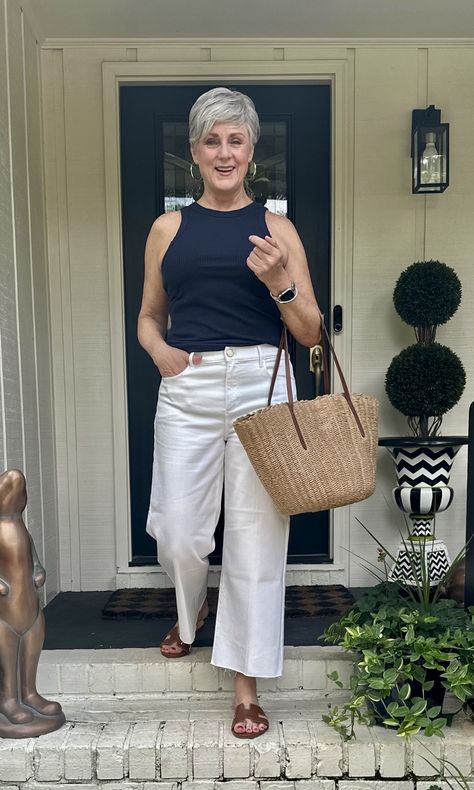 Daily Look 5.24.24 - Style At A Certain Age Over 60 Fashion Summer, Makeover Ideas For Women, Women Makeover, Give Yourself A Makeover, New Makeup Looks, Middle Aged Women Fashion, Transformation Makeup, How To Look Attractive, Best Makeup Tutorials