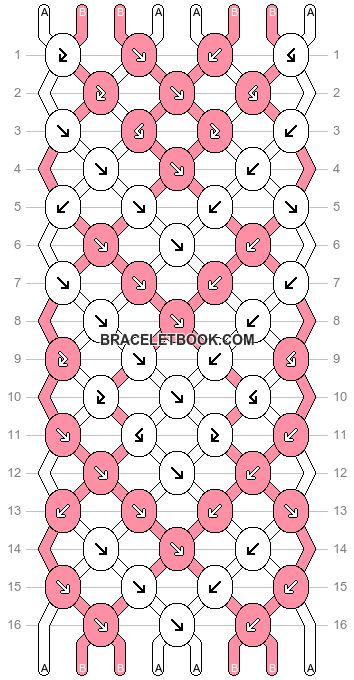 Normal pattern #80132 | BraceletBook Brazilian Bracelet, Chevron Friendship Bracelets, Baby Cheetahs, Chevron Bracelet, Candy Stripes, Alpha Patterns, Friendship Bracelet Patterns, Bracelet Patterns, Friendship Bracelet