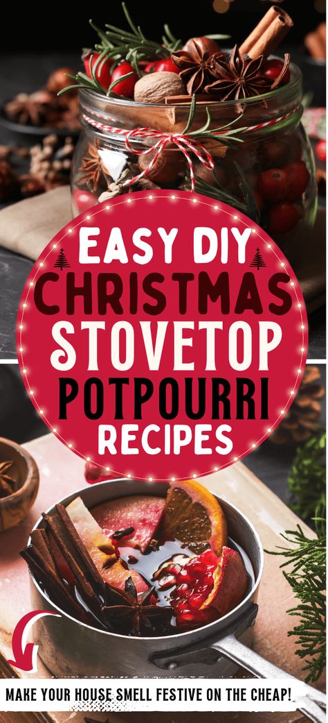 Recipe For Christmas Potpourri, Diy Christmas Gifts Potpourri, Christmas Stove Potpourri, Stove Potpourri Gift, Simmer Pot Recipes House Smells Christmas, Holiday Stove Top Potpourri Recipe, Christmas Stove Top Potpourri Diy, Make Your House Smell Like Christmas Simmering Potpourri, Diy Stove Potpourri