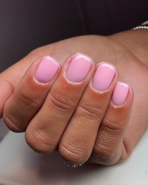 New @the_gelbottle_inc BIAB shade “Cutie”💘✨ Absolutely obsessed with this colour! #gifted All prep work using @lucypastorellitools_… | Instagram Shirt Biab Nails, Natural Nails Biab, Pink Natural Nails Gel, Biab On Natural Nails, Short Biab Nail Ideas, Super Short Christmas Nails, Natural Pink Gel Nails, Biab Colours, Biab Natural Nails