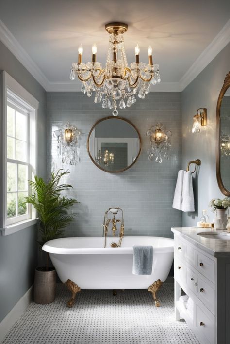 Bathroom with tub