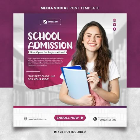 College Posters Design, College Social Media Post, School Admissions Poster, Admission Open Creative Ads, Admission Open Creative Poster, College Advertisement, School Admission Poster Design, Admission Open Poster, College Poster Design