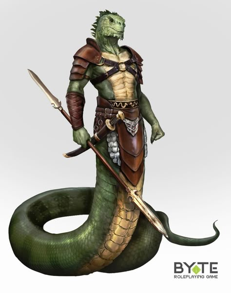 Snake Warrior, Reptilian People, Snake People, Yuan Ti, Drawing Arms, Snake Art, People Drawing, Fantasy Races, 캐릭터 드로잉