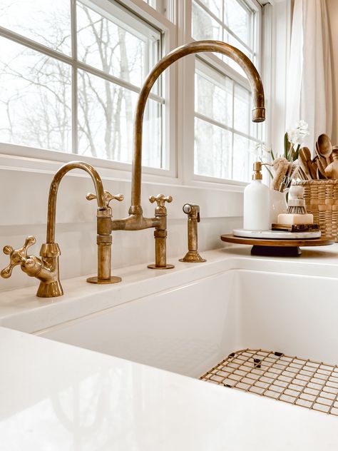 Brass kitchen hardware