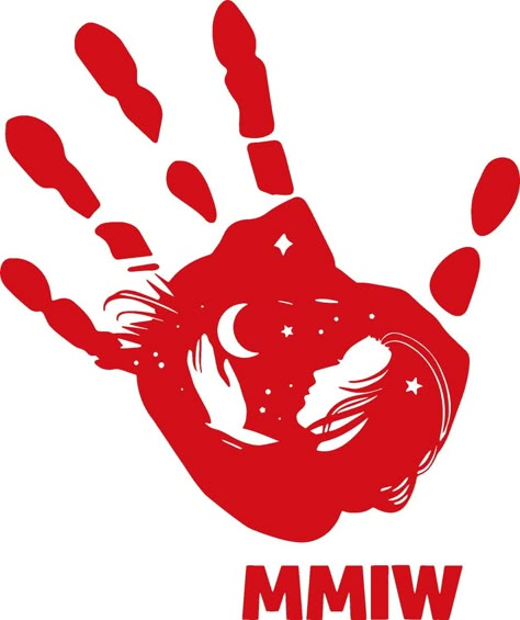 Mmiw Awareness Tattoo, Mmiw Red Hand Print, Red Hand Print, Heat Press Business, 16 Days Of Activism, Mmiw Awareness, Fog Painting, Native American Knowledge, No More Stolen Sisters