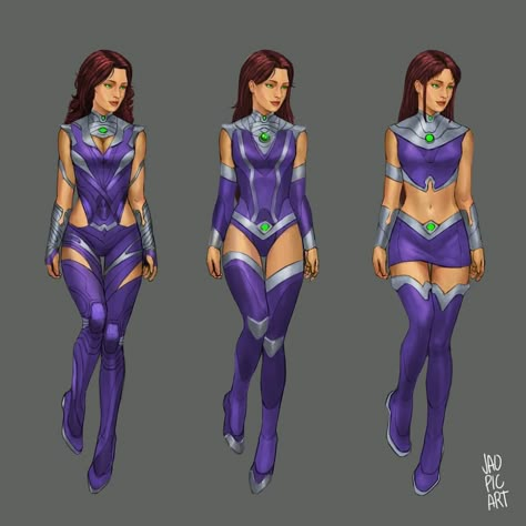 Star Fire Cosplay, Starfire Costume, Fire Costume, Dc Costumes, Teen Titans Starfire, Robin Costume, Starfire And Raven, Star Fire, Bd Art