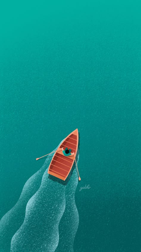 Boat Illustration Art, Giving Illustration, Boat Graphic Design, Illustration Wallpaper Iphone, Sea Illustration Art, Speed Illustration, Ed Wallpaper, Video Illustration, Sea Drawing