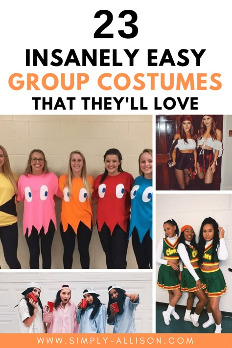 Creative Group Halloween Costumes, Work Group Halloween Costumes, Teacher Halloween Costumes Group, Work Halloween Costume, Halloween Costume Ideas For Groups, Costume Ideas For Groups, Team Halloween Costumes, Crazy Halloween Costumes, Halloween Group Costumes