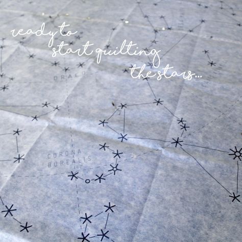 Diy Constellation, Constellation Quilt, Quilt Diy, Cozy Quilts, Sewing Tutorials Free, Quilt Binding, Quilting Thread, Diy Quilt, Sewing Blogs