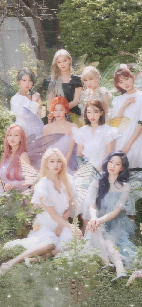 Twice Fairycore, Aesthetic Fairy Wings, Fairy Edit, Kpop Fairy, Chaeyoung Mina, Mina Tzuyu, Aesthetic Fairy, Fairycore Fairy, E Dawn