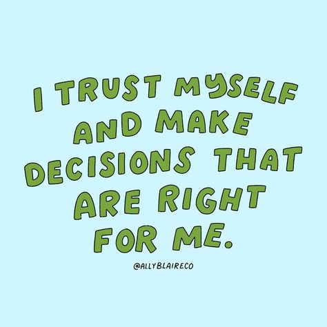 Trust is so important in any relationship! Do you trust yourself? Your relationship with yourself is like no other Building trust within yourself can be difficult. I know I sometimes struggle with feeling confident in my decisions. It’s not easy! I love this affirmation because it reminds me that all of my decisions have lead me to where I am now. Building that trust and confidence in yourself takes time, but it’s worth the effort. 💗 Quote inspo from Louise Hay 🫶🏻 #inspirationalquotes ... I Know Me Quotes, Trust Your Decisions Quotes, I Make My Own Decisions Quotes, Quotes On Trusting Yourself, I Am Worth It Quotes, Know It All Quotes, Self Confidence Building Quotes, Self Confidence Building, Trust Yourself Quotes