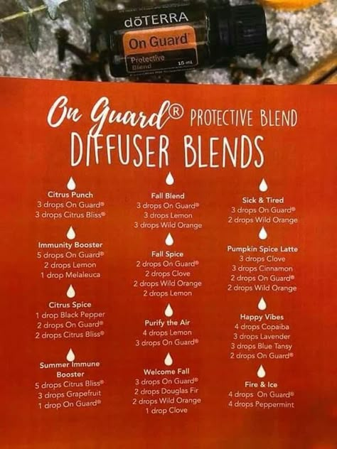 On Guard Diffuser Blends Madame Zeroni, On Guard Essential Oil, Terra Essential Oils, Doterra Oils Recipes, Doterra Diffuser, Doterra Diffuser Blends, Essential Oil Combinations, Doterra Essential Oils Recipes, Essential Oil Remedy