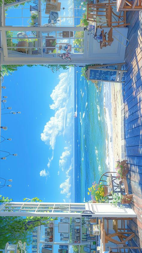 ฅ ฅ ᴹᵃᵈᵉ ʷⁱᵗʰ ᴬᴵ How To Save Pinterest Pictures In Gallery, Beautiful Wallpapers For Laptop, Beach Aesthetic Wallpaper Laptop, Beach Wallpaper Laptop, Bts Wallpaper Desktop, Calm Art, Sublimacion Ideas, Bow Wallpaper, Dreamy Artwork