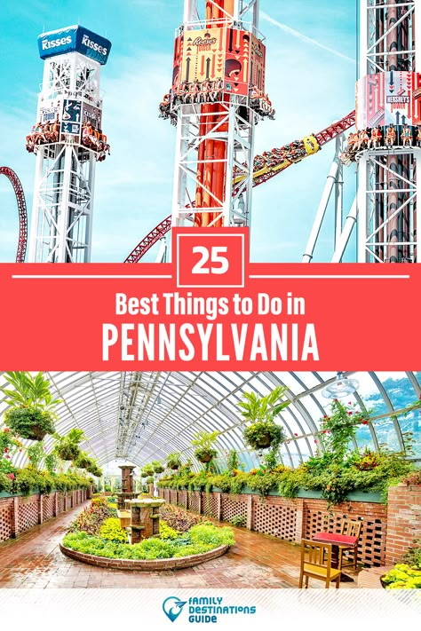 Want to see the most incredible things to do in Pennsylvania? We’re FamilyDestinationsGuide, and we’re here to help: From unique activities to the coolest spots to check out, discover the BEST things to do in Pennsylvania - so you get memories that last a lifetime! #pennsylvania #pennsylvaniathingstodo #pennsylvaniaactivities #pennsylvaniaplacestogo Pennsylvania Bucket List, Poconos Vacation, Things To Do In Pennsylvania, 50 States Travel, Visit Philadelphia, Pennsylvania Travel, Us Travel Destinations, Family Destinations, Vacation Places