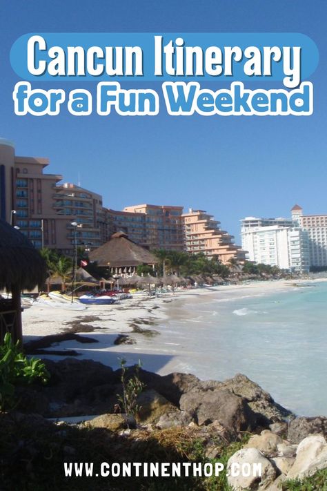 Enjoy a weekend getaway in Cancun with this 3-day guide. From exploring ancient sites to indulging in beachside bliss, discover the best of Cancun in just three days. Perfect for a short but unforgettable trip. Food City, Marketing Specialist, Weekend Itinerary, Wedding Planning Ideas, City Breaks, 2024 Wedding, Travel Pins, Pack Your Bags, Planning Ideas