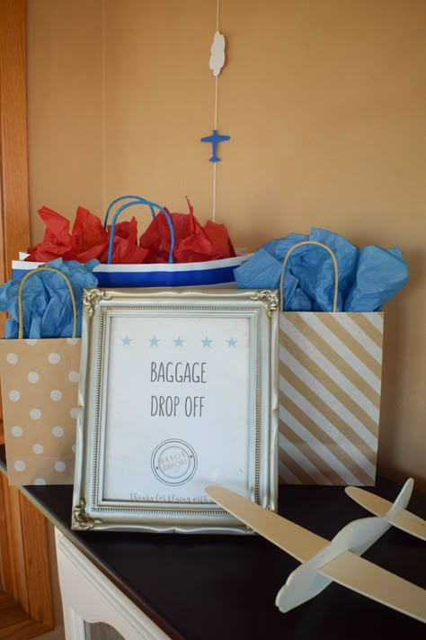 Aviation Themed Party, Airplane Themed Birthday Party, Vintage Airplane Party, Aviation Party, Vintage Airplane Birthday, Time Flies Birthday, Planes Birthday Party, Planes Birthday, Airplane Birthday Party