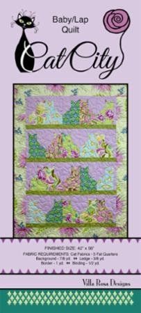 Cat City Quilt Pattern by Villa Rosa Designs City Quilt Pattern, Cross Stitch Patterns Charts, City Quilt, Cats Quilt, 1930s Quilts, Scalloped Quilt, Cat Quilt Patterns, Pieced Quilt Patterns, Cat Quilts