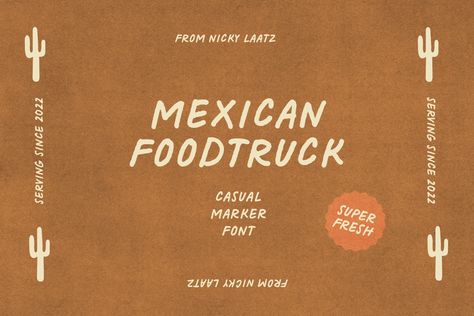 Home Best Font Combinations, Taco Fest, Mexican Graphic Design, Fonts For Logo Design, Web Design Font, Mexican Fonts, Fonts For Logo, Script Fonts Design, 70s Design