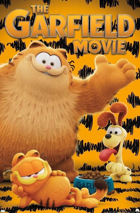 The Garfield Movie, If Movie 2024, Garfield Art, Garfield The Movie, Tigress Kung Fu Panda, Best Holiday Movies, Garfield Movie, Garfield Wallpaper, Garfield Images