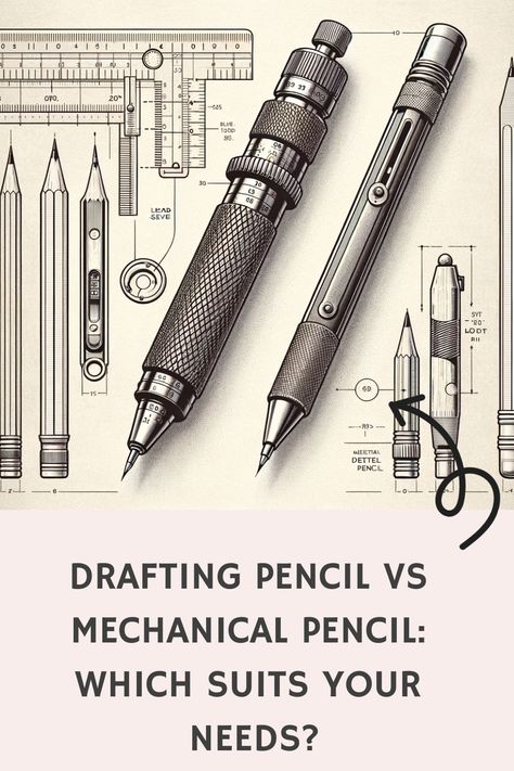 Explore the differences between drafting and mechanical pencils, and see which one is right for you. This comprehensive guide breaks down their features, benefits, and what to consider for your needs, ensuring you make an informed choice between sharp precision and durable long-term use. Pencil Shading Techniques, Types Of Pencils, Drafting Pencil, Drafting Tools, Art Advice, Shading Techniques, Artist Materials, Pencil Shading, Pencil Design