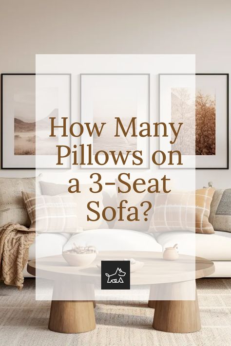 Elevate your living space by mastering the art of pillow placement on a 3-seat sofa. Our guide delves into the optimal number of cushions for both functionality and style. Whether you love a minimalist vibe or a lavish look, find your perfect pillow proportion today! Choosing Pillows For Couch, Sofa And Pillow Ideas, Cushions On Sofa Living Rooms, How To Dress A Sofa With Cushions, Throw Pillow Placement Couch, Cushions For Sofas Ideas, How To Style Sofa Pillows, How Many Throw Pillows On Couch, Pillow Placement On Sofa