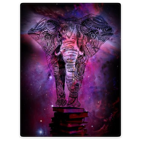 Elephant India, Blankets Fleece, Elephant Facts, Elephant Home Decor, Mandala Elephant, Blankets For Winter, Elephant Blanket, Galaxy Nebula, India Style