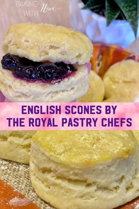 English Biscuits Recipe, English Biscuits British, Coronation Recipes, Scones English, Coronation Food, English Scones Recipe, Royal Breakfast, Tea Scones Recipe, Sweet Scones