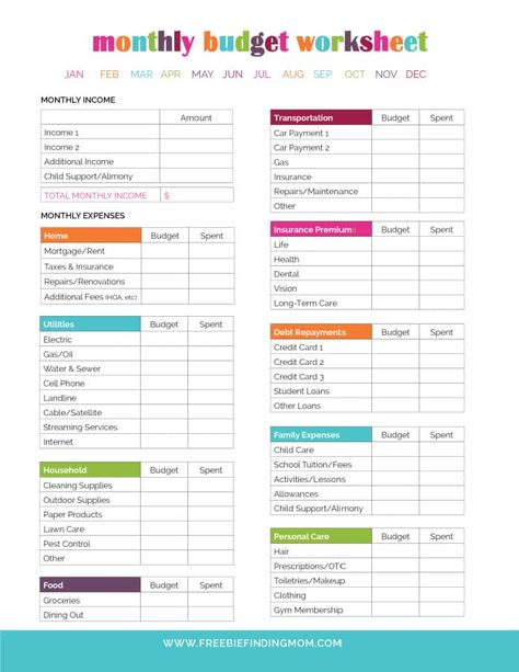 Free Household Budget Worksheet PDF Printable – Freebie Finding Mom Household Budget Worksheet, Bullet Journal Calendrier, Household Budget Template, Monthly Budget Worksheet, Printable Budget Worksheet, Budget Worksheets, Budget Spreadsheet Template, Budget Worksheet, Monthly Budget Printable