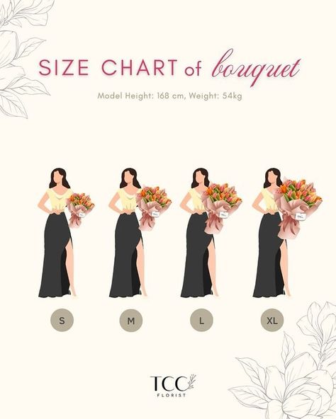 FLORIST BANDUNG | Graduation Bouquet | Discover the beauty in every dimension with our bouquet size chart! 💐 Whether you’re aiming for a subtle gesture or a grand statement… | Instagram Graduation Bouquet, The Beauty, Florist, Size Chart, Beauty, Instagram