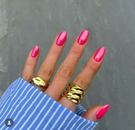 Raspberry Nails, Red Summer Nails, Unghie Sfumate, Cute Simple Nails, Smink Inspiration, Summery Nails, Red Nail Designs, Nail Swag, Dream Nails