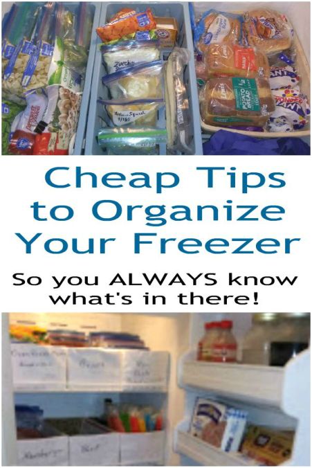 Organizing Freezer Upright, Deep Freezer Organization, Freezer Storage Organization, Chest Freezer Organization, Diy Makeup Storage, Freezer Organization, Cheap Ideas, Freezer Storage, Kitchen Buffet