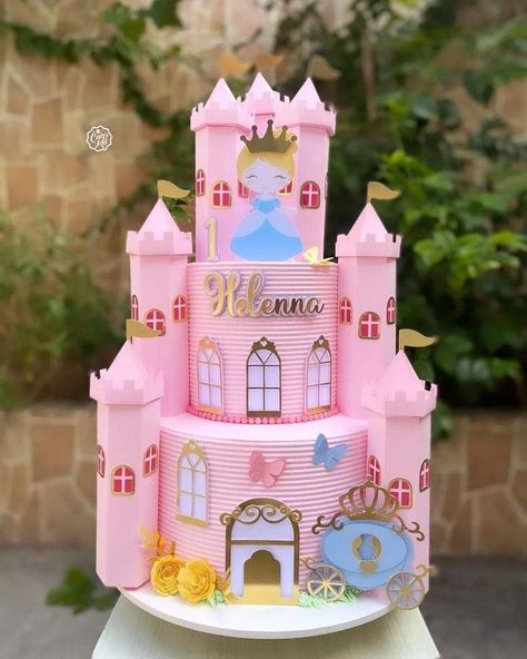 Disney castle cake