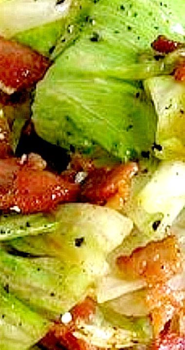 Wilted Salad Recipe, Wilted Lettuce Recipe, Salad With Hot Bacon Dressing, Wilted Salad, Wilted Lettuce Salad, Lettuce Recipe, Hot Bacon Dressing, Lettuce Salad Recipes, Lettuce Recipes