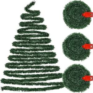 Home Stairs, Green Tinsel, Stair Banister, Artificial Christmas Garland, Christmas Garlands, Christmas Decorations Garland, Pine Garland, Green Garland, Tinsel Garland