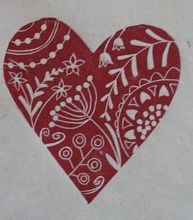 Valentines Block Print, Linocut Valentines, Christmas Lino Print Ideas, Christmas Lino Print, Scandinavian Heart, Notecard Ideas, Block Printing Designs, Lino Cut Ideas, Swedish Fika