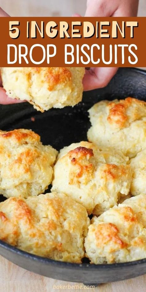 Bisquick Drop Biscuits, Homemade Drop Biscuits, Bisquick Biscuits, Quick Biscuits, Easy Drop Biscuits, Best Biscuit Recipe, Drop Biscuits Recipe, Easy Homemade Biscuits, Easy Biscuit