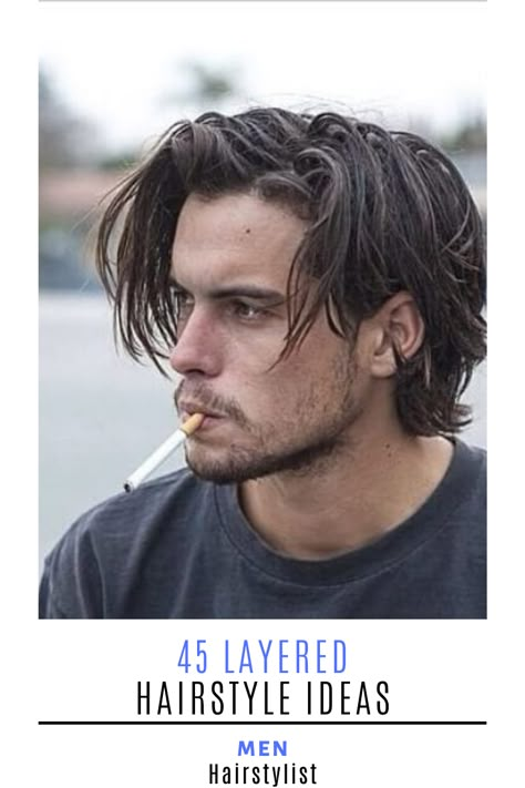 Discover the most trending layered hairstyles for men and learn how to style them #menhairstylist #menhairstyle #menhaircut #haircutsformen Mid Length Textured Hair, Mens Medium Length Hairstyles, Haircuts Medium, Mens Hairstyles Medium, Mens Hairstyles Thick Hair, Men's Long Hairstyles, Medium Length Hair Men, Mens Wigs, Boys Hair