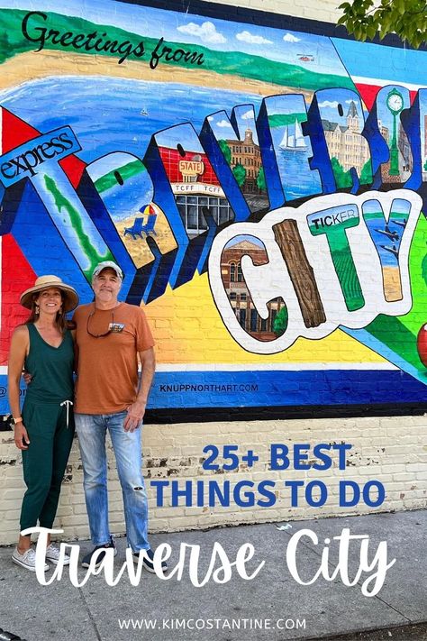 25+ Best Things To Do In Traverse City Michigan - Kim Costantine Sleeping Bear Sand Dunes, Michigan Camping, Things To Do In Michigan, Up Michigan, Cherry Festival, Sister Trip, Upper Peninsula Michigan, Travel Michigan, Michigan Road Trip