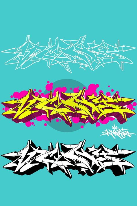 Wildstyle graffiti Cyberpunk Graffiti Art, Wildstyle Graffiti Sketch, Graffiti Vandalism, Graffiti Wild Style, Wild Graffiti, Cyberpunk Graffiti, Graffiti Handstyle, Graffiti Blackbook, Font Graffiti