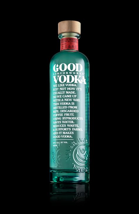 Good Vodka Is Looking Pretty, Pretty, Pretty Good | Dieline - Design, Branding & Packaging Inspiration Vodka Bottle Design, Alcohol Bottle Design, Spirits Packaging Design, Christmas Family Gifts, Vodka Packaging, Stranger And Stranger, Vodka Brands, Vodka Drinks, Simple Band